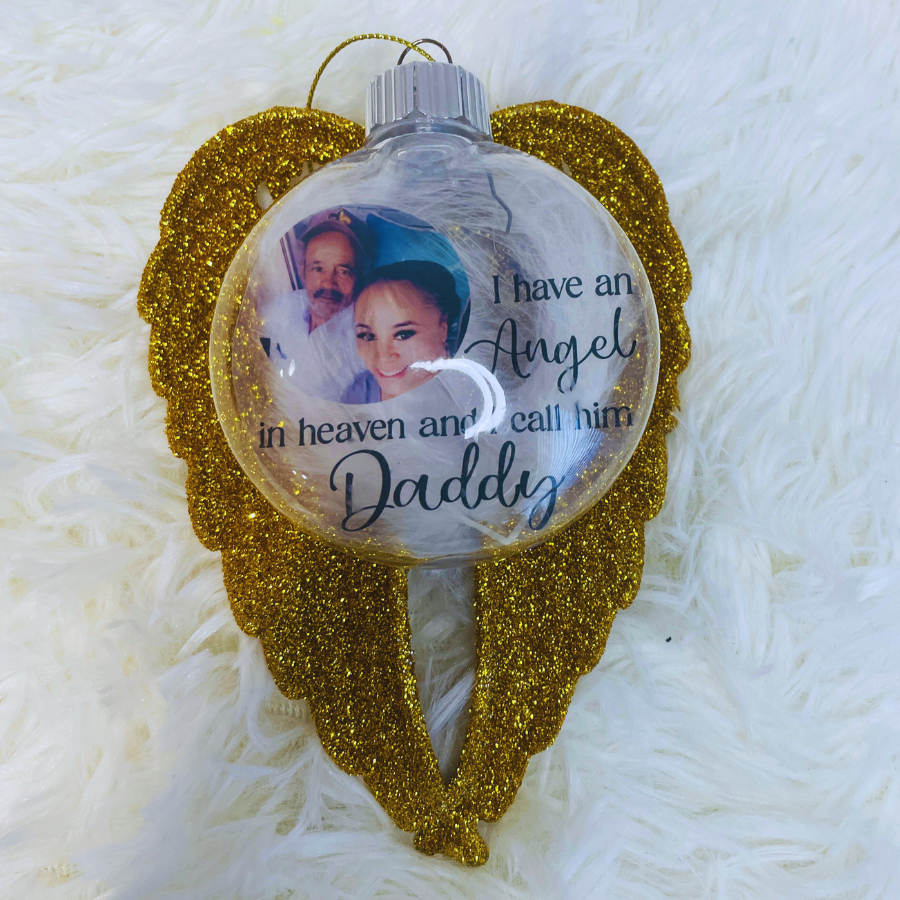 Winged Memorial Oranment