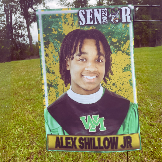 Graduation Garden Flag
