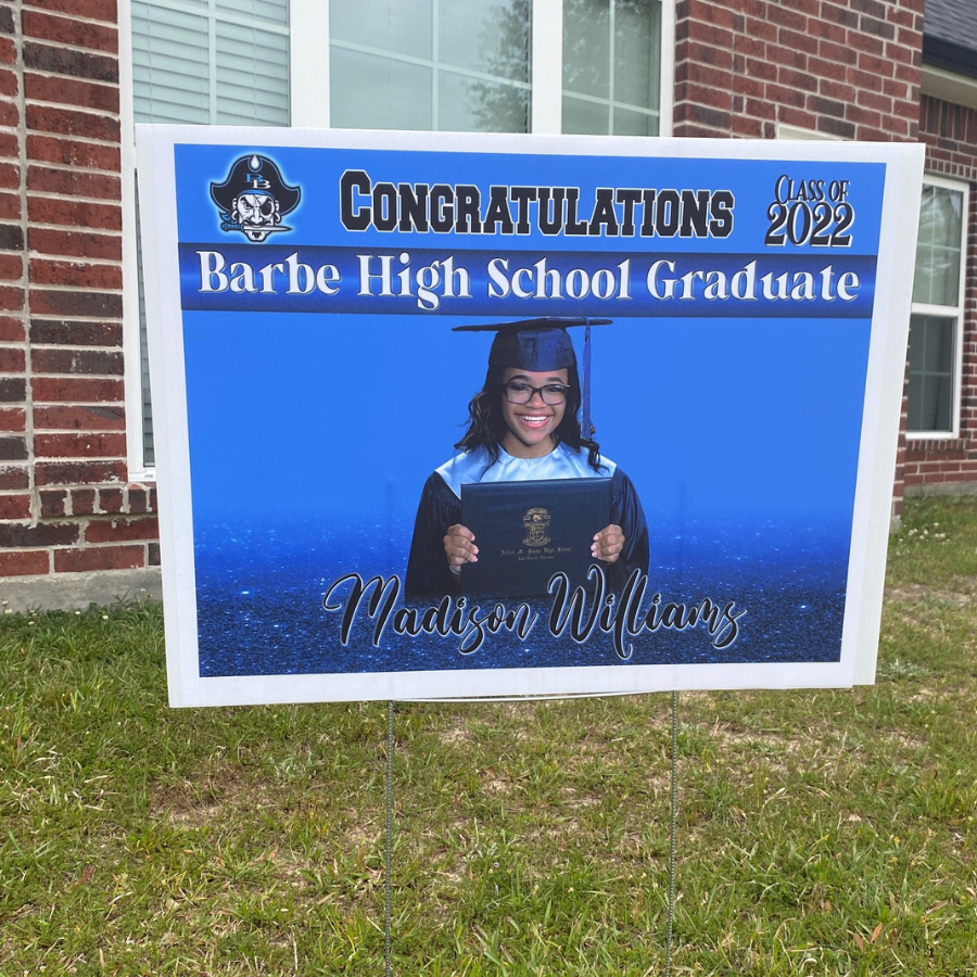 Graduation Yard Sign