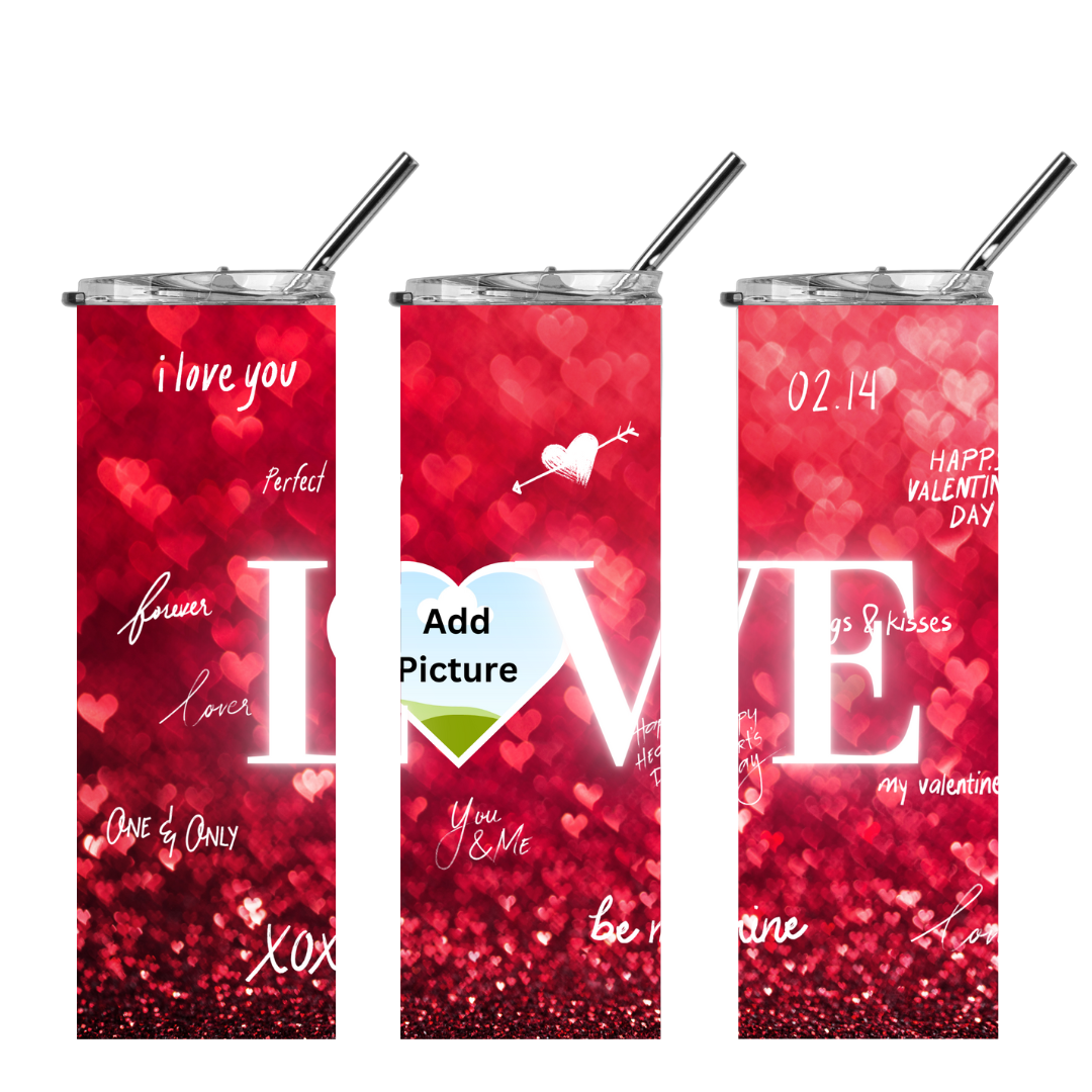 Valentine Tumbler Bouquet