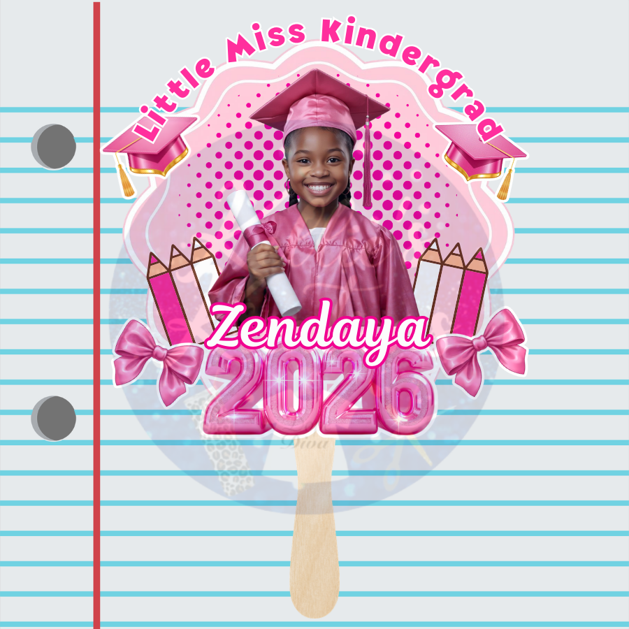 Kindergarten Graduation Fan (5) - Laminate