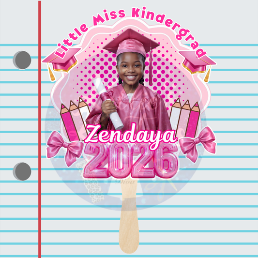 Kindergarten Graduation Fan (5) - Laminate