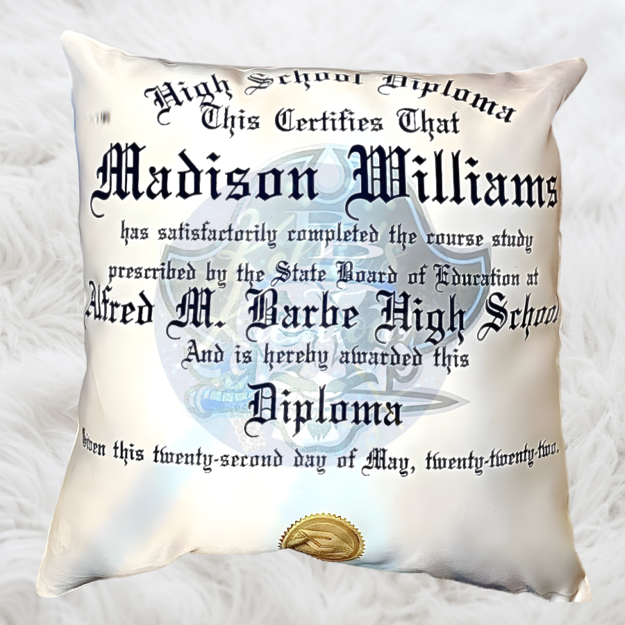 Diploma Pillow