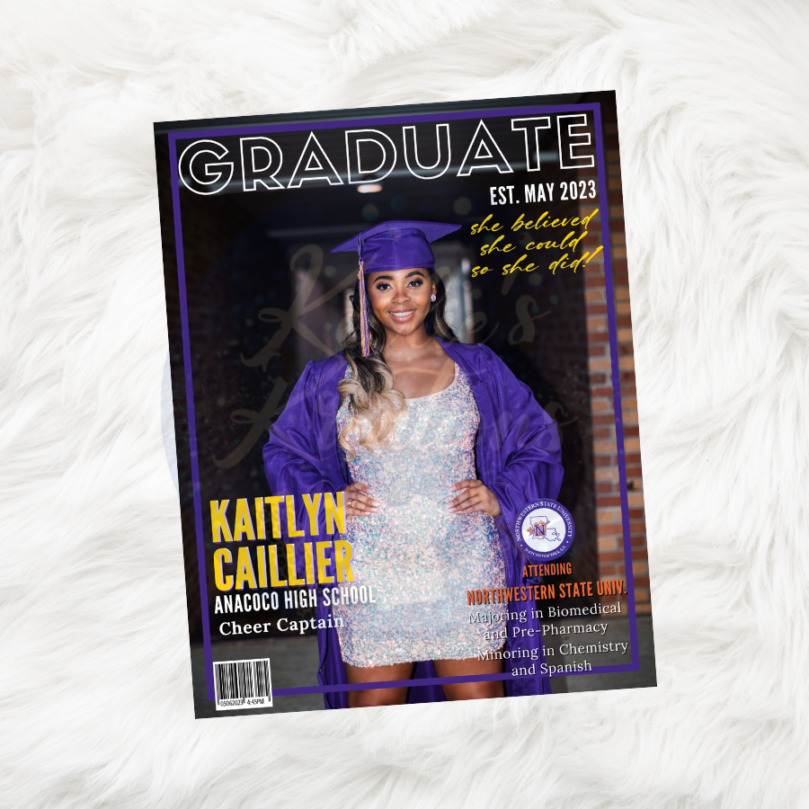 Graduation Magazine Cover