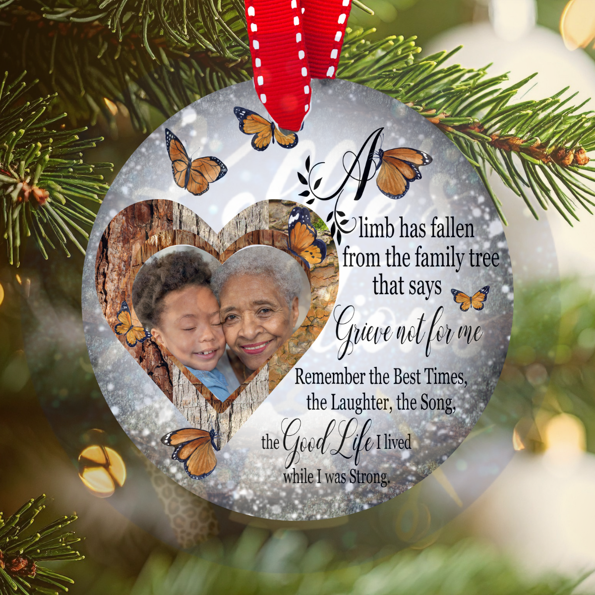 Memorial Christmas Ornament