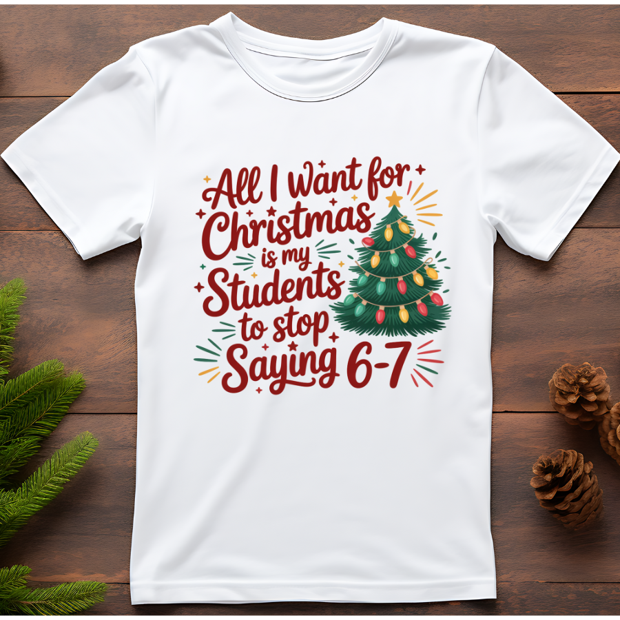 6-7 Teacher Christmas Shirt