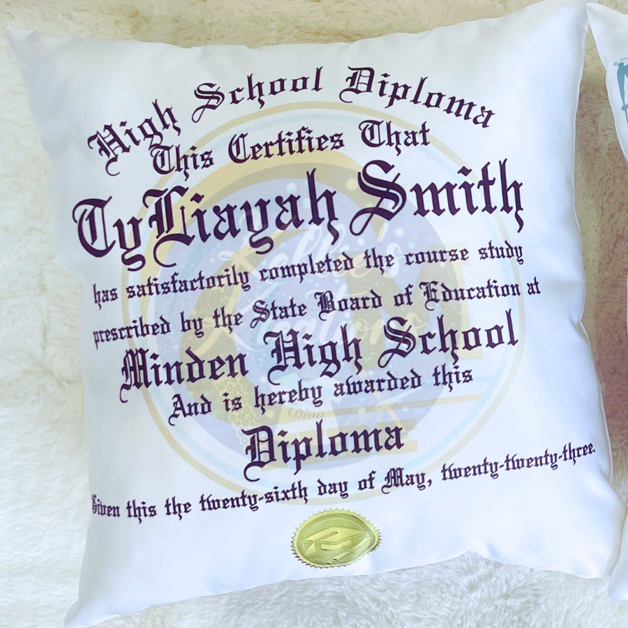 Diploma Pillow