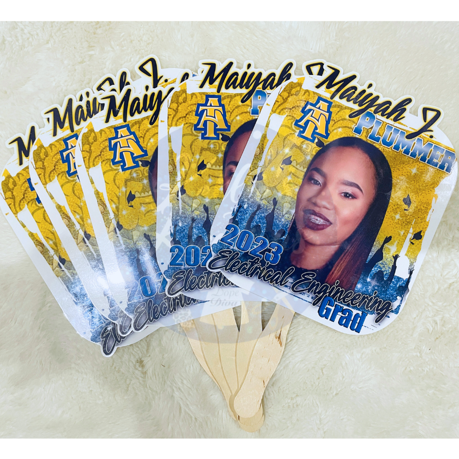 Graduation Fan (5) - Laminate