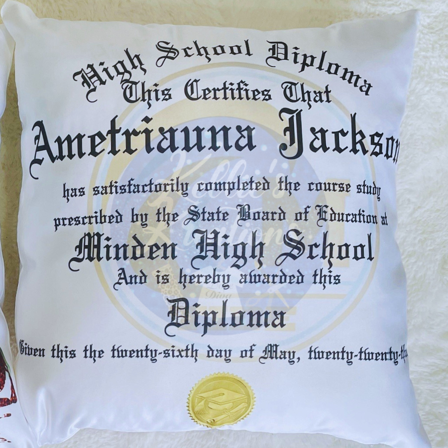 Diploma Pillow