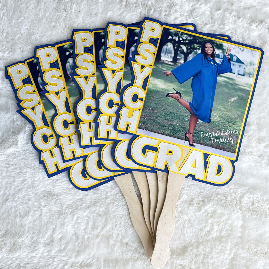 Graduation Fans - Cardstock