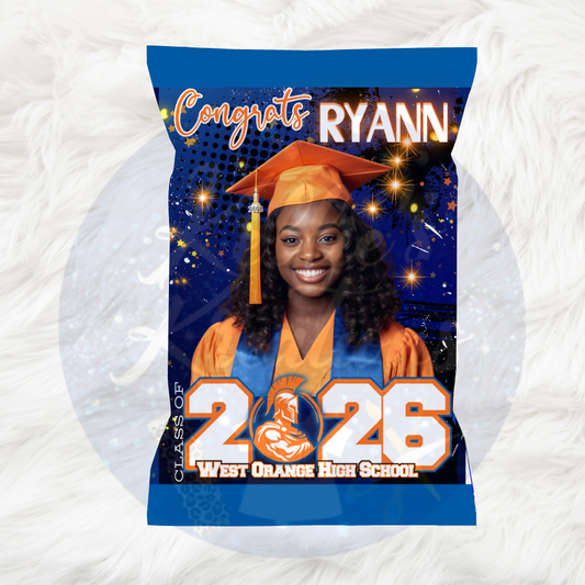 Graduation Chip Bags