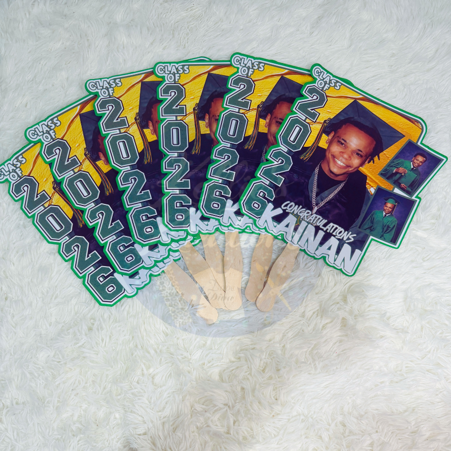 Graduation Fan (5) - Laminate