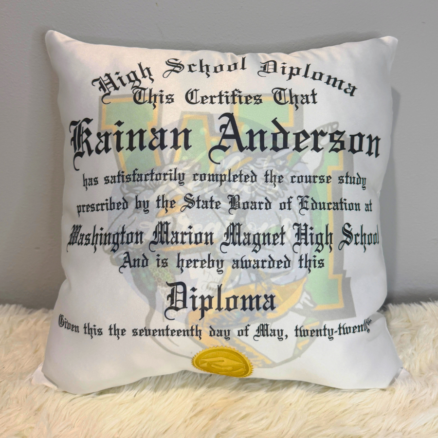 Diploma Pillow