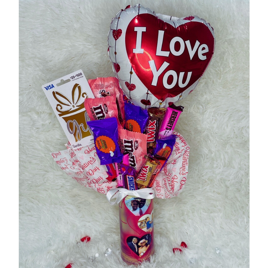 Valentine Tumbler Bouquet